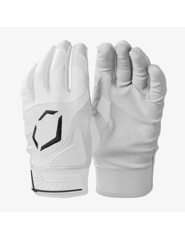 Rukavice za udaranje za bejzbol/softball EVOSHIELD SRZ-1™ Za djecu i mlade - bijela (Junior M)