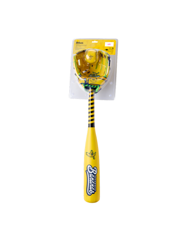 Wilson 2026 Savannah Bananas™ A200® (10” Komplet rukavice, loptice i palice) RHT