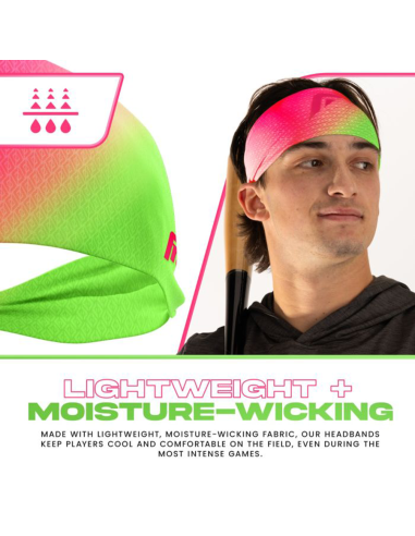 FRANKLIN Široka sportska traka za glavu - Watermelon