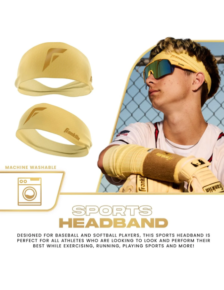 FRANKLIN Performance Cinta ancha para la cabeza - Vanilla Bean