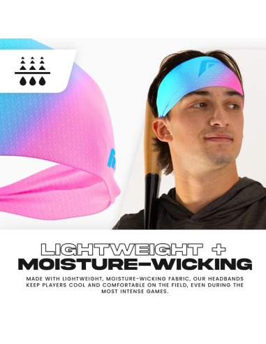 FRANKLIN Široka sportska traka za glavu - Cotton Candy