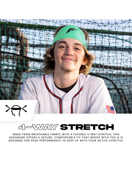 FRANKLIN Performance breites Stirnband - Mint