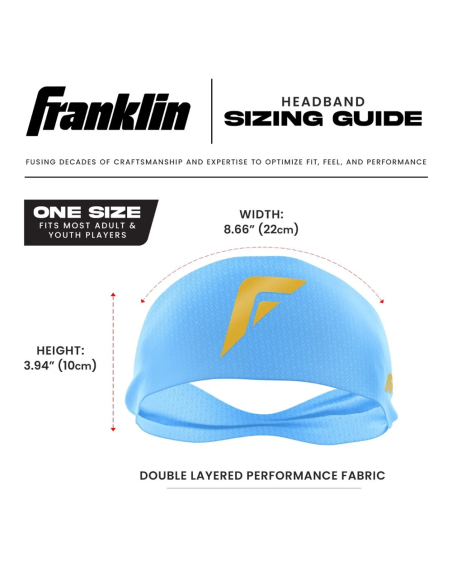 FRANKLIN Performance Fascia larga - Blu Carolina