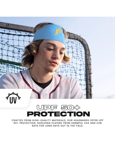 FRANKLIN Performance Brede Hoofdband - Carolina blauw