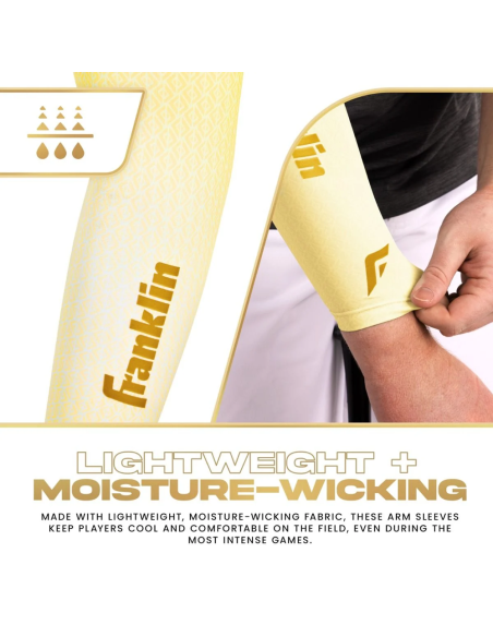 FRANKLIN Compression Arm Sleeve - Vanilla Bean - adult L/XL