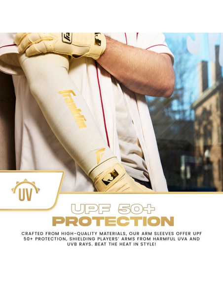 FRANKLIN Compression Arm Sleeve - Vanilla Bean - adult S/M