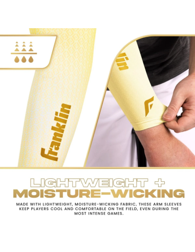 FRANKLIN Kompression Arm Sleeve - Vanille Bohne - Erwachsene S/M
