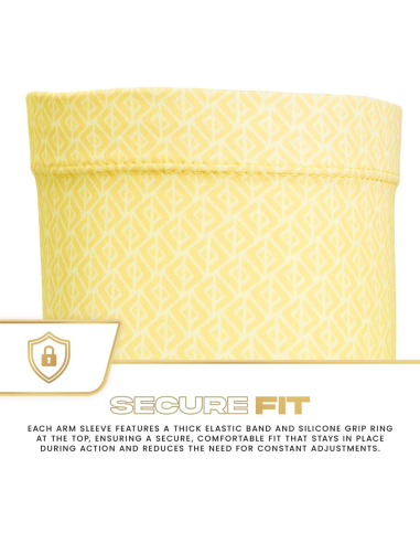 FRANKLIN Kompression Arm Sleeve - Vanille Bohne - Erwachsene S/M