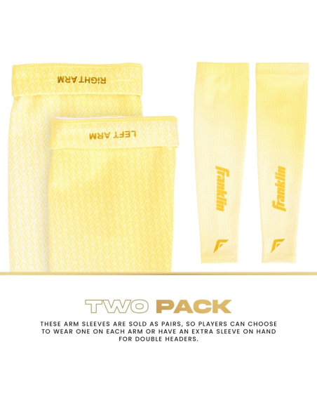 FRANKLIN Compression Arm Sleeve - Vanilla Bean - youth ONE SIZE