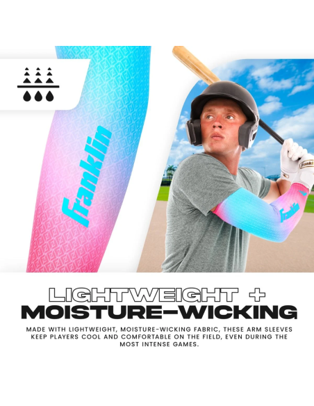 FRANKLIN kompressionsærme - Cotton Candy - ungdom ONE SIZE