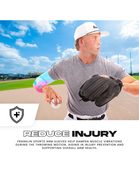 FRANKLIN Compression Arm Sleeve - Cotton Candy - Jugend ONE SIZE