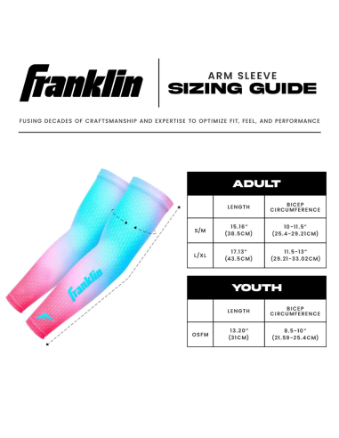FRANKLIN Kompresijski rukav - Cotton Candy - Za odrasle L/XL