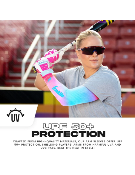 FRANKLIN Compression Arm Sleeve - Cotton Candy - adult S/M