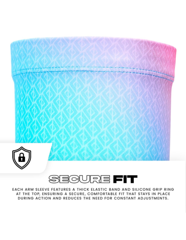 FRANKLIN Compression Arm Sleeve - Cotton Candy - adult S/M