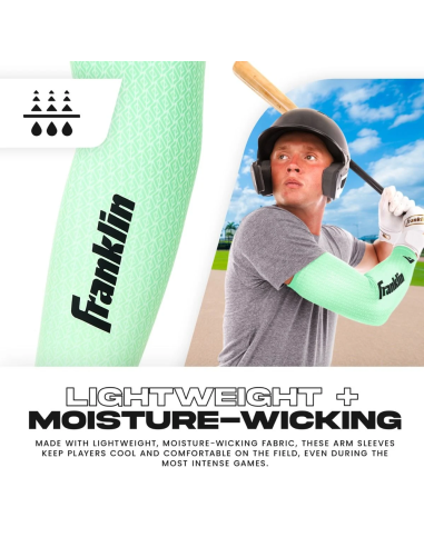 FRANKLIN Kompressionsarmskydd - Mint - ungdom ONE SIZE