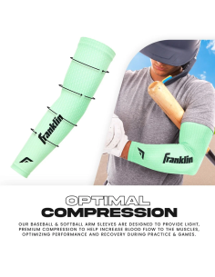 FRANKLIN compressiearmkoker - Mint - volwassene S/M 2