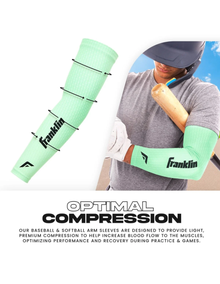 Manicotto a compressione per braccio FRANKLIN - Menta - adulto L/XL