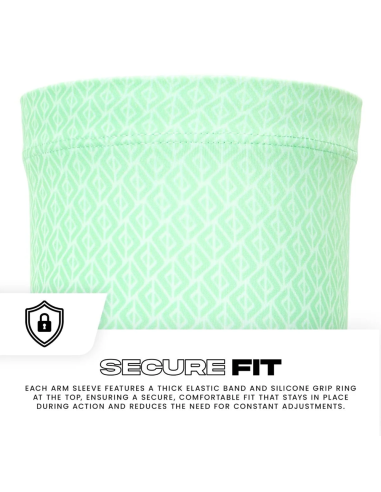 FRANKLIN Compression Arm Sleeve - Mint - adult S/M