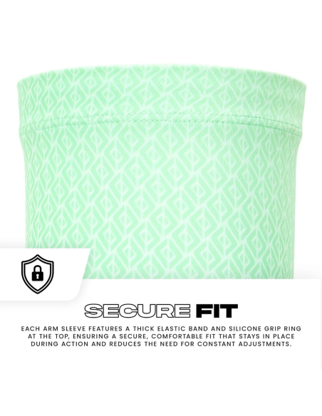 FRANKLIN Manșon compresie braț - Mint - adult S/M