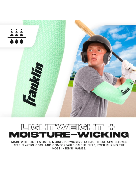 FRANKLIN Manchettes de compression - Menthe - adulte L/XL