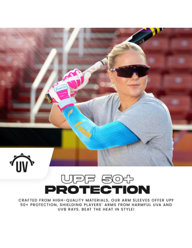 FRANKLIN Compression Arm Sleeve - Carolina Blue - voksen L/XL