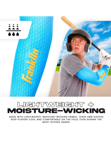 FRANKLIN Manchette de compression - Bleu Carolina - adulte L/XL