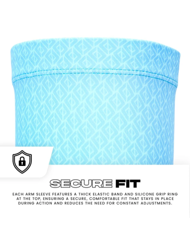 Manguito de compresión FRANKLIN - Azul Carolina - adulto L/XL