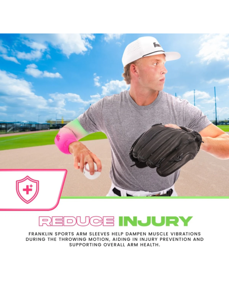 FRANKLIN Compression Arm Sleeve - Watermelon - youth ONE SIZE