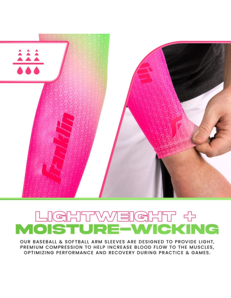 FRANKLIN Compression Arm Sleeve - Wassermelone - Erwachsene L/XL