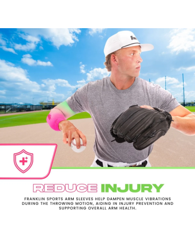 FRANKLIN Compression Arm Sleeve - Wassermelone - Erwachsene L/XL
