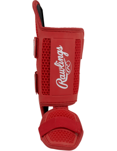 Baseball/Fastpitch RAWLINGS Leg Guard (mare) - scarlet