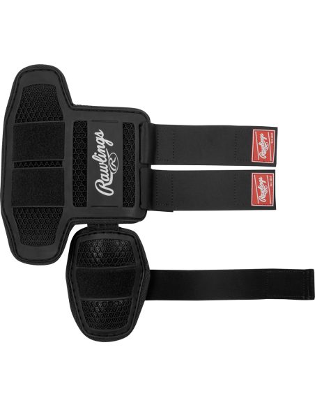 Štitnik za nogu za bejzbol/fastpitch RAWLINGS (Mala veličina) - crna
