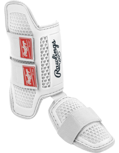 Štitnik za nogu za bejzbol/fastpitch RAWLINGS (Mala veličina) - bijela 2