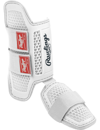 Štitnik za nogu za bejzbol/fastpitch RAWLINGS (Mala veličina) - bijela