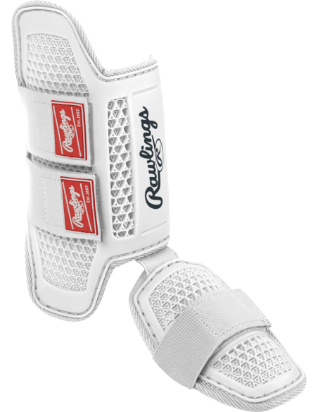 Štitnik za nogu za bejzbol/fastpitch RAWLINGS (Mala veličina) - bijela