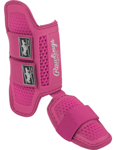 Honkbal/Fastpitch RAWLINGS Beenbeschermer (klein) - roze 2