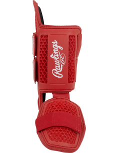 Štitnik za nogu za bejzbol/fastpitch RAWLINGS (Mala veličina) - grimizna