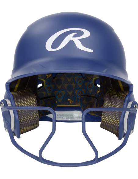 Casco de bateo Rawlings MACH HI-VIZ WITH ATTACHED VIZSBFG (6 7/8" - 7 5/8") SENIOR