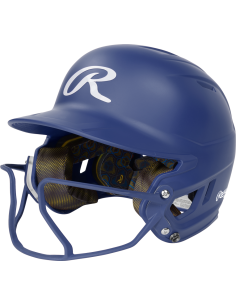 Casco de bateo Rawlings MACH HI-VIZ WITH ATTACHED VIZSBFG (6 3/8" - 7 1/8") JUNIOR) JUNIOR