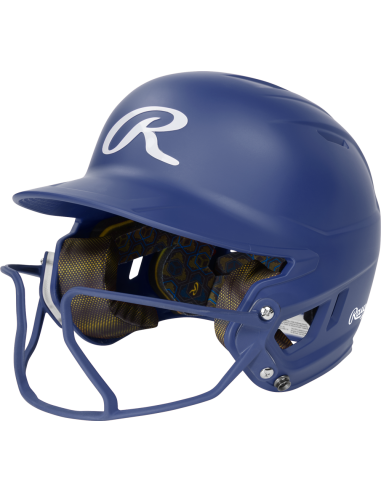 Kaciga za udaranje Rawlings MACH HI-VIZ s pričvršćenim VIZSBFG (6 3/8" - 7 1/8") Junior