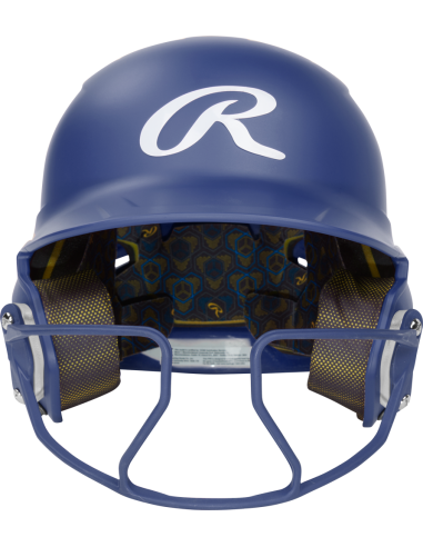 Kaciga za udaranje Rawlings MACH HI-VIZ s pričvršćenim VIZSBFG (6 3/8" - 7 1/8") Junior