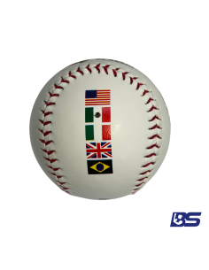 Bandeiras oficiais da bola de basebol WBC 2026 (9") 2