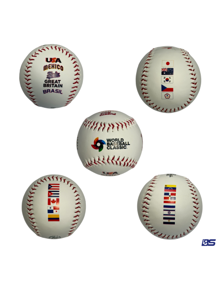 WBC 2026 officiële honkbalbal Vlaggen (9")