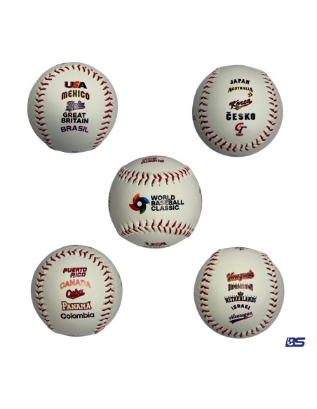 Oficiální baseballový míček WBC 2026 Týmy (9")