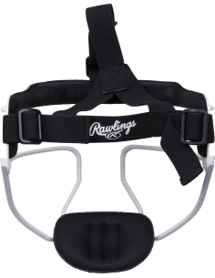 Fielder's ansiktsmask RAWLINGS HI-VIZ - vuxen (vit) 2