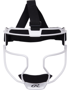 Maschera da fielder RAWLINGS HI-VIZ - adulto (bianco)