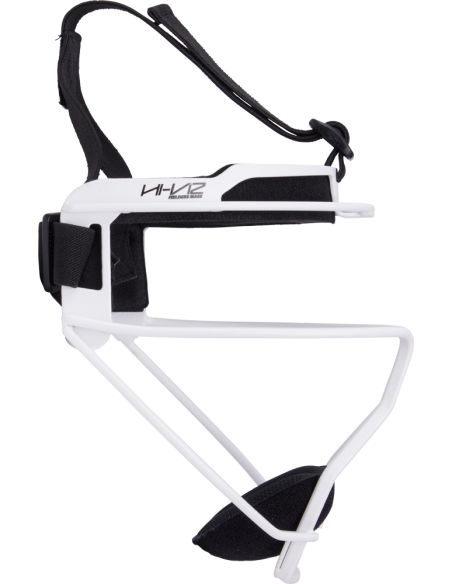 Fielder's Facemask RAWLINGS HI-VIZ - adulto (blanco)