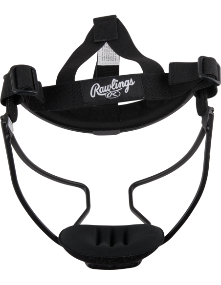 Fielder's Facemask RAWLINGS HI-VIZ - adulto (negro)