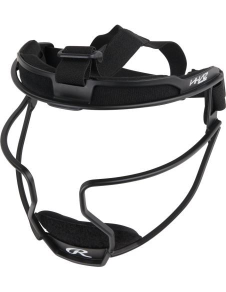 Mască de protecție pentru jucători RAWLINGS HI-VIZ - tineret (negru)