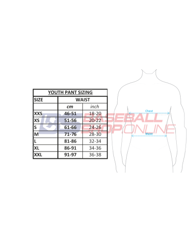 Baseballové cyklistické nohavice CHAMPRO BPPU2Y - biele YL